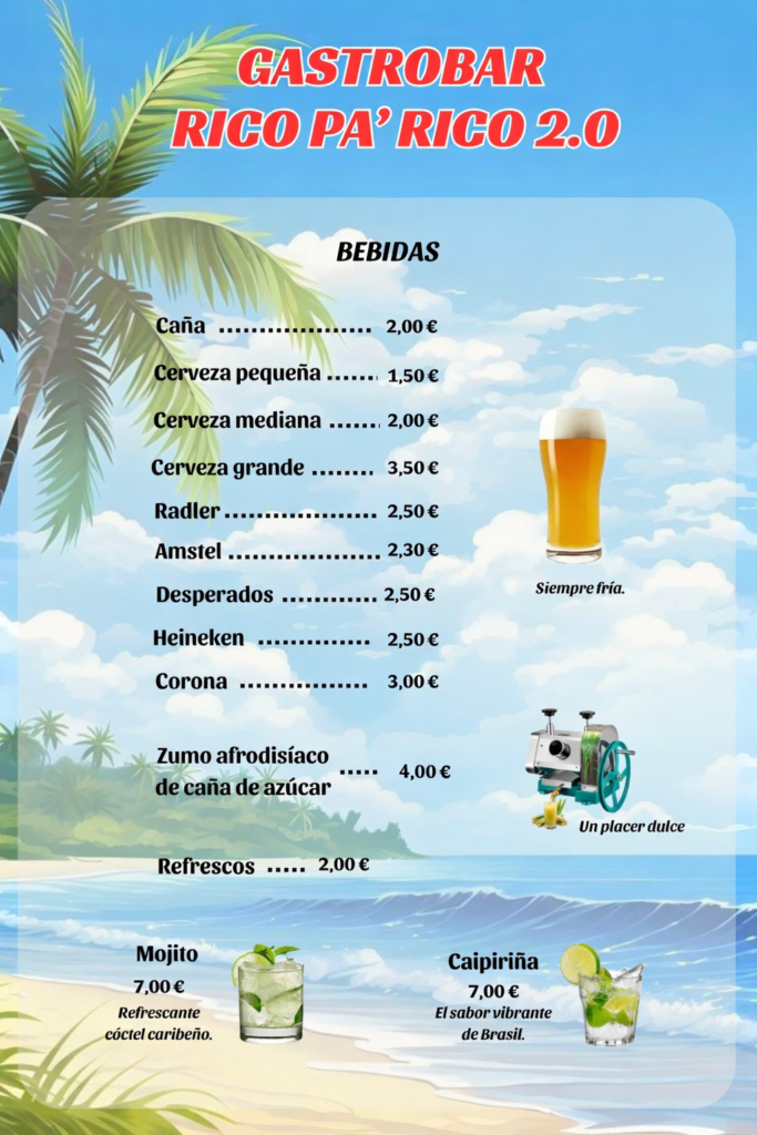 bebidas